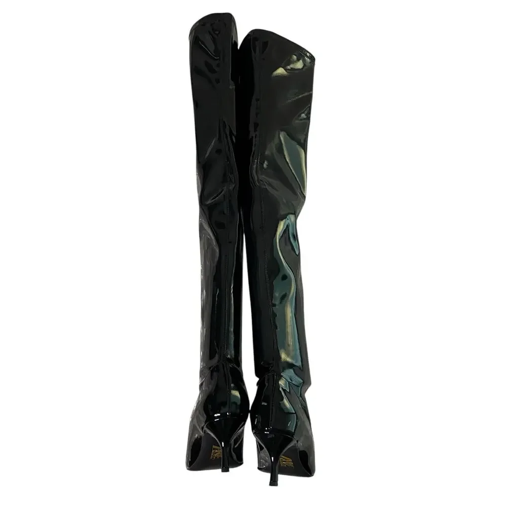 Aniye Records Betsy Cuissard Thigh High Boots Evening Statement Fall Winter 10